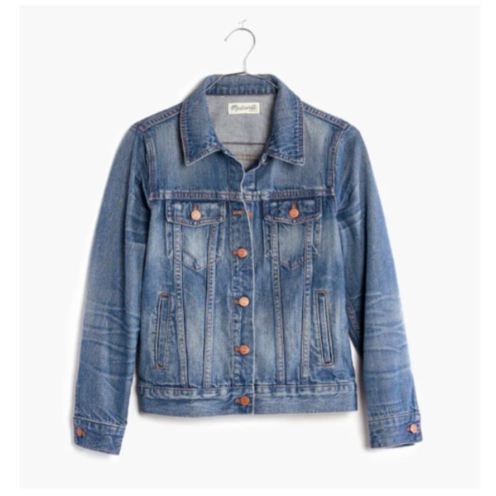 Madewell Denim Jean Jacket in Pinter Wash XXS NWT